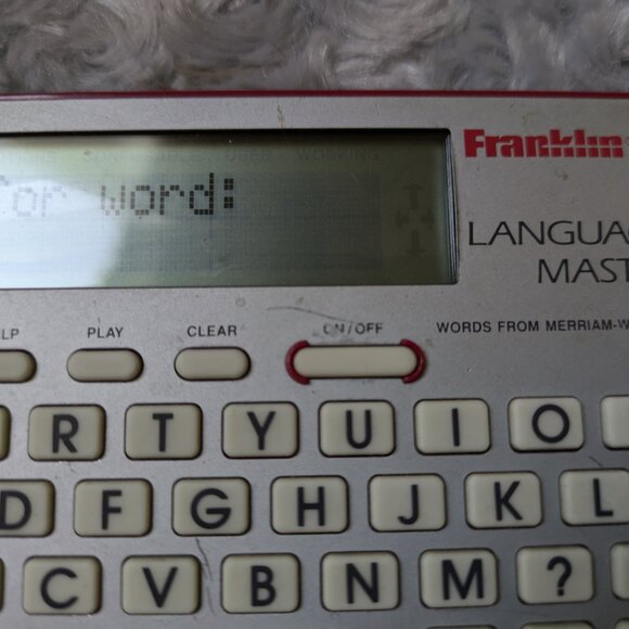 Franklin Digital Electronic Dictionary English Thesaurus LM-2015 USED with case - Picture 4 of 9